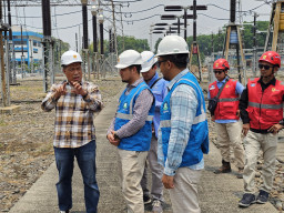 Perkuat Keandalan Sistem Kelistrikan Penyangga Ekonomi Jawa Timur,GM PLN UIP JBTB Tinjau Proyek Gardu Induk 150 kV Krian