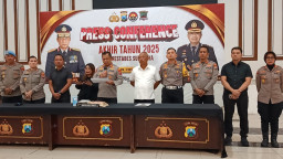 Polrestabes Surabaya Gelar Rilis Akhir Tahun 2025 Dalam Rangka Evaluasi Kinerja dan Pemeliharaan (Harkamtibmas)
