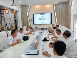 Kantor Pertanahan Kabupaten Tabanan Laksanakan kunjungan kerja ke Kantor Pertanahan Kota Denpasar 
