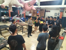Melalui Patroli KRYD dan Sambang Banjar, Polsek Dentim Ajak STT Jaga Keamanan Lingkungan
