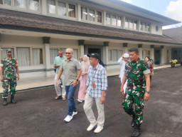 Sambut Kunjungan Aspers Kasdam IX/Udayana, Danramil Jajaran Kodim Gianyar Laksanakan Pendampingan