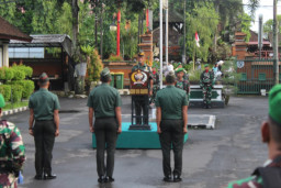 Upacara Senin di Makodim Gianyar, Wujud Disiplin dan Patriotisme Prajurit TNI AD