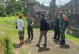 Kasdim Tabanan Tinjau Lahan Pembangunan Koperasi Desa Merah Putih di Tengkudak 