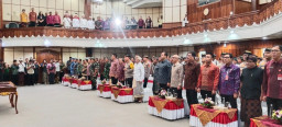 Kodim 1616/Gianyar Perkuat Sinergi TNI–Polri dan Desa Adat Dukung Sipandu Beradat 2026