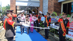 Polresta Denpasar Gelar Farewell Parade dan Sambut Kapolresta Baru