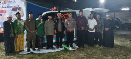 Kapolsek Dentim Hadiri Tasyakuran dan Peresmian Ambulance A.B.G Sebagai Wujud Kepedulian Sosial Warga NU