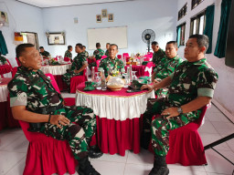 Wujud Sinergi TNI dan Pemda, Danramil Ubud Wakili Dandim 1616/Gianyar Hadiri Pembukaan TMMD ke-127