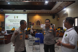 Ratusan Personel Polresta Denpasar Jalani Pemeriksaan Kesehatan Berkala