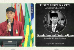 Ahmad Dzaki Akmal Yuda IMM UPN Jatim Turut Berduka atas Wafatnya Ketua DPRD Surabaya Adi Sutarwijono