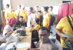 168 Personel Ikuti Pemeriksaan Kesehatan Berkala Polresta Denpasar Hari Kedua Tahun 2026