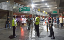 Polres Bandara Ngurah Rai Kolaborasi Dengan TNI AU dan Avsec Amankan Terminal Internasional Bandara