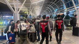 Polres Kawasan Polres Kawasan Bandara I Gusti Ngurah Rai Intensifkan Patroli Malam Dialogis di Terminal Internasional