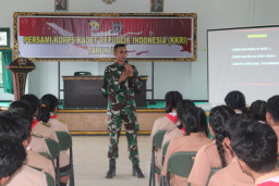 Kodim 1616/Gianyar Gembleng Kadet Muda di Hari Kedua Persami KKRI, Disiplin dan Jiwa Korsa Semakin Terbentuk