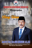 Ketua Umum KWI Ucapkan Selamat Ulang Tahun ke-59 kepada Menteri Imigrasi dan Pemasyarakatan Agus Andrianto