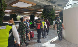 Upaya Preventif, Polres Bandara Ngurah Rai Laksanakan Patroli Gabungan di Terminal Internasional