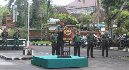 Mayor Inf I Gede Astawa Pimpin Upacara Merah Putih, Kodim Gianyar Perkuat Jiwa Korsa