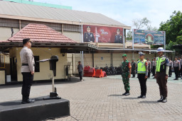 Polres Tanjung Priok Gelar Apel, Operasi Keselamatan Jaya 2026, Wujudkan Kamseltibcarlantas