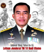 Letjend TNI Tri Budi Utomo Met Milad Dalam Usia Berkurang Didunia,, Menuju Imtaq Selalu Bertambah Dalam Kridible Selaras
