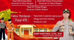 Polres Sampang Sosialisasikan Sanksi Pidana Penganiayaan dalam KUHP Nasional