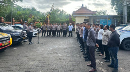 Si Propam Polres Bandara Ngurah Rai Gelar Gaktiblin, Tegaskan Pengawasan Berjenjang