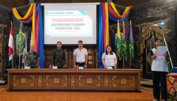TNI Hadir di Dunia Pendidikan: Danramil Tabanan Gembleng Pengurus OSIS dengan Nasionalisme dan Disiplin 