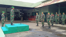 Lewat Upacara Bendera Rutin, Kodim Tabanan Teguhkan Komitmen Dukung Program Pemerintah