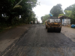 Gercep Sambut Mudik Lebaran 1447 H, UPTD PJJ Pandeglang Kebut Tambal Jalan Berlubang