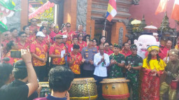 Kasdim Tabanan Hadiri Festival Imlek 2577 Kongzili, Perayaan Cap Go Meh 2026 Berlangsung Penuh Kebersamaan