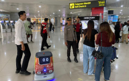 Polres Bandara Ngurah Rai Tingkatkan Pengamanan Terminal Domestik Jelang Nyepi dan Idul Fitri 2026
