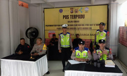Polres Bandara Ngurah Rai Siaga Bersama Stakeholder di Posko Terpadu Domestik