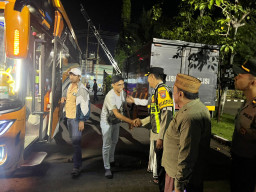 Sambutan Hangat Kapolres Sampang untuk Warga yang Pulang Kampung di Mudik Seru Bareng NU 2026