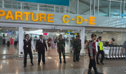 Jelang Nyepi dan Idul Fitri, Polres Banda Ngurah Rai Laksanakan Patroli Gabungan di Terminal Internasional
