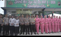 Kapolres Sampang Beri Semangat dan Tali Asih untuk Personel Operasi Ketupat Semeru 2026
