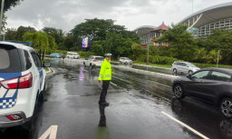 Polres Bandara Ngurah Rai Intensifkan PH Pagi, Jaga Kelancaran Lalin dan Keamanan Kawasan Bandara