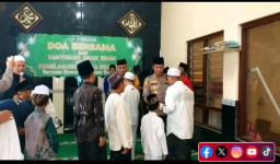 Jelang Puncak Mudik, Satlantas Polres Sampang Santuni Anak Yatim dan Gelar Doa Bersama