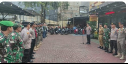Polsek Tambora Gelar Apel Pasukan, Siap Amankan Malam Takbiran Idul Fitri 1447 H. Tambora
