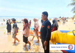 BPBD Sampang Siagakan Personel di Pantai Lon Malang hingga 29 Maret