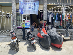 Patroli Intensif Polres Tanjung Priok,Jaga Keamanan Permukiman Ditinggal Mudik Lebaran.