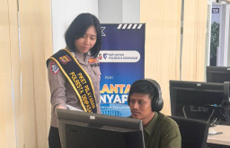 Pelayanan Humanis Satpas SIM Polresta Denpasar, Pemohon Nyaman Ikuti Ujian Teori