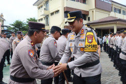 Apel Gabungan dan Halal Bihalal Polres Pelabuhan Tanjung Priok Berlangsung Khidmat, Kapolres Tekankan Profesionalisme da