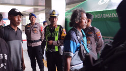 Polres Pelabuhan Tanjung Perak Gelar KRYD Guna Kawal Arus Balik di Terminal GSN