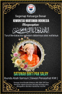 KWI Sampaikan Duka Mendalam atas Wafatnya Ibunda Dewan Penasehat, Doa Mengalir untuk Almarhumah