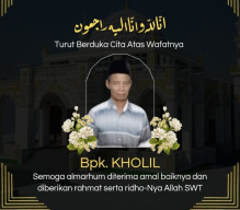 Almarhum Holil Rampung Tahlilan Tujuh Hari, Pimred Harian Mata Berita Sampaikan Duka Mendalam