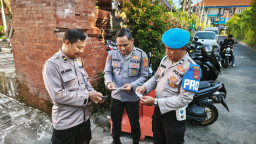 Sipropam Polres Bandara Ngurah Rai Gelar Operasi Gaktibplin, Tegakkan Disiplin Personel
