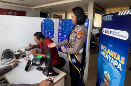 Polantas Menyapa, Pelayanan Humanis Satlantas Polresta Denpasar Permudah Masyarakat Urus SIM