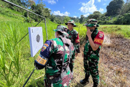 Dandim 1617/Jembrana Turun ke Lapangan, Tinjau Kesiapan Tempur Personel Melalui Latbakjatri