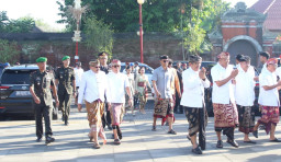 Kodim 1616/Gianyar Tunjukkan Ketegasan Kawal HUT ke-255, Upacara Berlangsung Khidmat