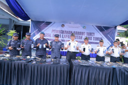 Sinergitas Lawan Narkoba, Kalapas I Madiun Hadiri Penandatanganan PKS BNNP Jawa Timur dan Ditjenpas Jawa Timur