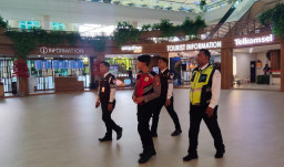 Perketat Keamanan, Polres Bandara Ngurah Rai Intensifkan Patroli Terpadu di Area Internasional