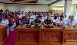 Wakili Dandim, Danramil 1616-01/Gianyar Hadiri Launching Kampus Berdampak Bina Desa di Kantor Bupati Gianyar 